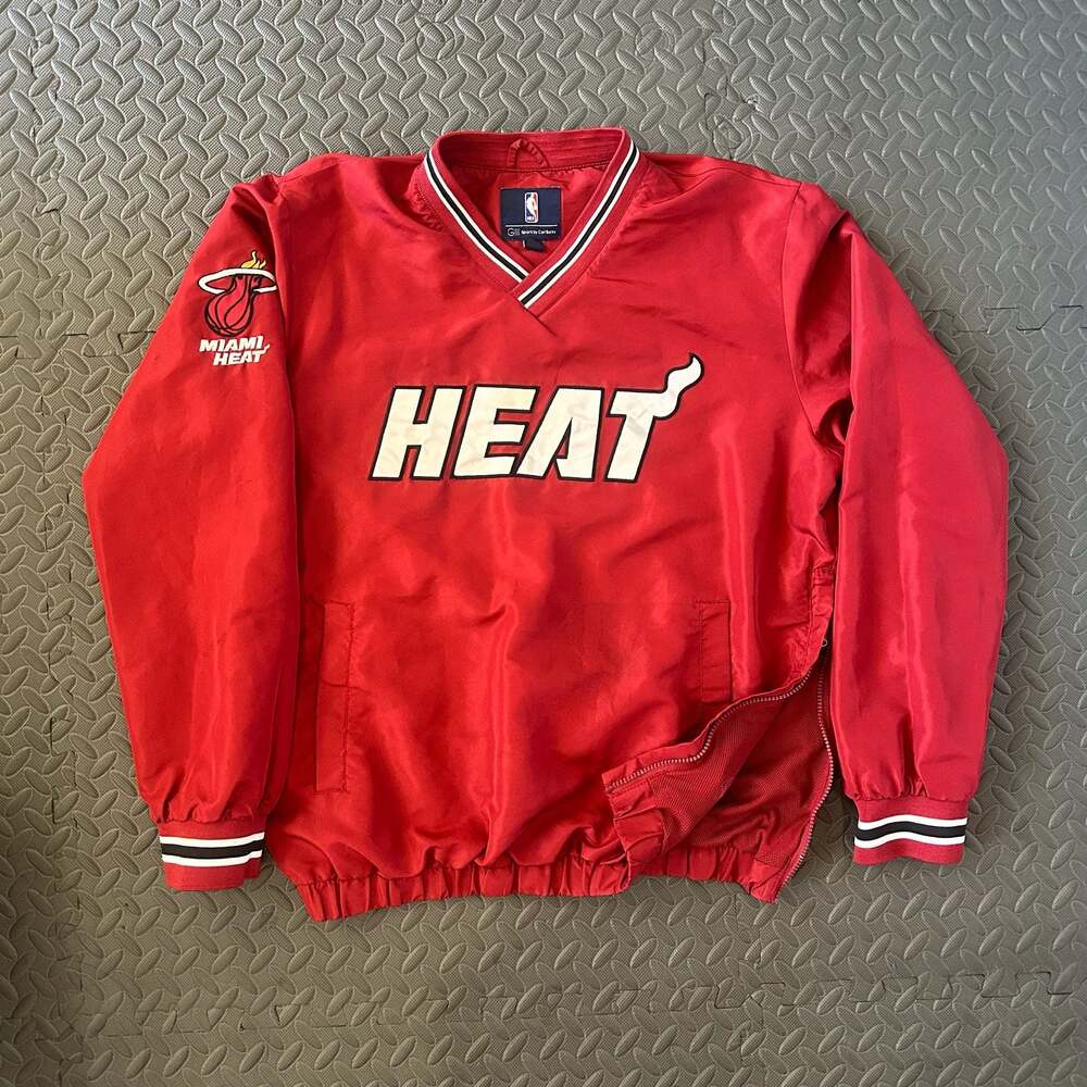 G-III Sports by Carl Banks Miami Heat Pullover Windbreaker Jacket